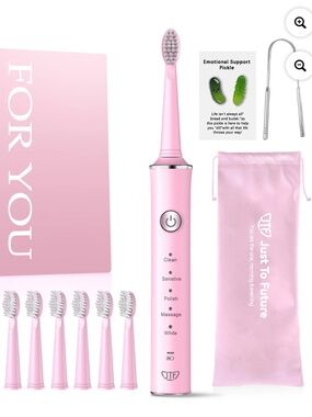 JTF Sonic Electric Toothbrush with DuPont Bristles, NIB